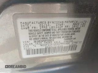 2015 Nissan Sentra SV with VIN 3N1AB7AP9FY226218, listed as a IAAI auction lot 41764048 with 49,365 mi miles and . Bid and sale history available at DreamBid. Image 9.