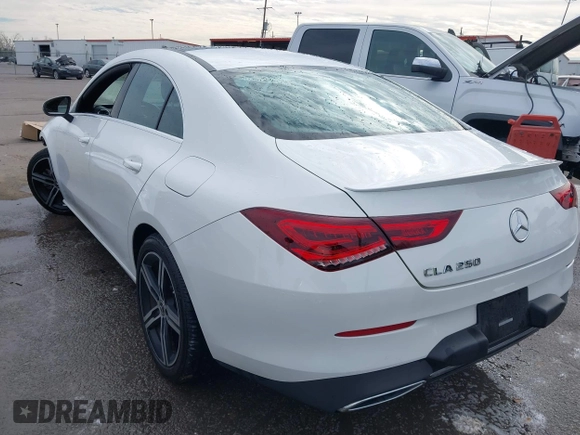 2021 Mercedes-Benz CLA 250 with VIN W1K5J4GB6MN151652, listed as a IAAI auction lot 41301347 with 84,677 mi miles and . Bid and sale history available at DreamBid. Image 3.