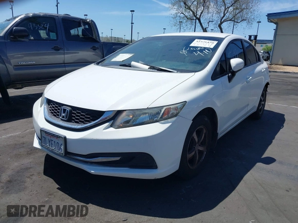 2015 Honda Civic Sedan SE with VIN 19XFB2F70FE258068, listed as a IAAI auction lot 41976430 with 129,246 mi miles. Bid and sale history available at carsss.com. Image 2.