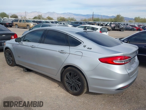 2018 Ford Fusion Energi SE with VIN 3FA6P0PU4JR123581, listed as a IAAI auction lot 41134246 with 226,813 mi miles. Bid and sale history available at carsss.com. Image 3.