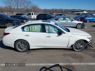 2023 Infiniti Q50 Luxe with VIN JN1EV7BRXPM542112, listed as a IAAI auction lot 41588571 with 20,749 mi miles and . Bid and sale history available at DreamBid. Image 13.