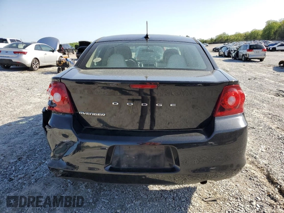 2013 Dodge Avenger SE with VIN 1C3CDZAB1DN512210, listed as a Copart auction lot 52463255 with 138,225 mi miles and Salvage Title. Bid and sale history available at carsss.com. Image 6.