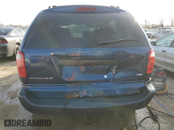 2002 Dodge Caravan with VIN 1B4GP25R42B592214, listed as a Copart auction lot 43773885 with 166,052 mi miles and Salvage title. Bid and sale history available at DreamBid. Image 6.