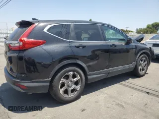 2019 Honda CR-V EX with VIN 5J6RW1H55KA047950, listed as a Copart auction lot 61030775 with 69,817 mi miles and Salvage title. Bid and sale history available at DreamBid. Image 3.