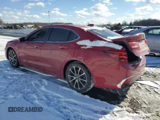 2018 Acura TLX with VIN 19UUB2F33JA012598, listed as a Copart auction lot 88656825 with 116,120 mi miles and Salvage Title. Bid and sale history available at carsss.com. Image 2.