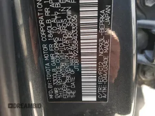 2008 Toyota Yaris with VIN JTDBT923584033236, listed as a Copart auction lot 47683725 with Not Provided miles and Salvage Title. Bid and sale history available at DreamBid. Image 12.