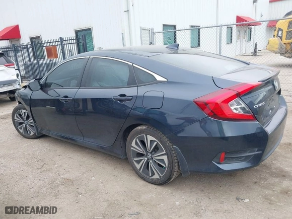 2018 Honda Civic Sedan EX-T with VIN 19XFC1F3XJE000833, listed as a IAAI auction lot 41603309 with 60,807 mi miles. Bid and sale history available at carsss.com. Image 15.