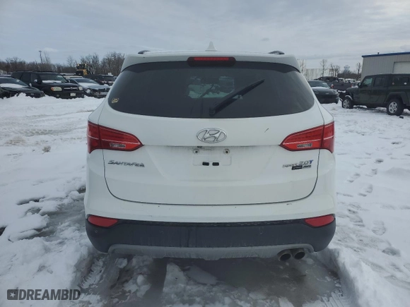 2016 Hyundai Santa Fe Sport with VIN 5XYZWDLA3GG340510, listed as a Copart auction lot 46305755 with 122,564 mi miles and Salvage Title. Bid and sale history available at carsss.com. Image 6.