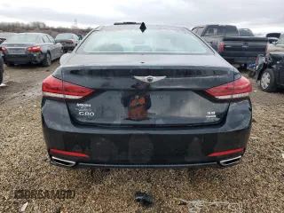 2017 Genesis G80 3.8L with VIN KMHGN4JE9HU175851, listed as a Copart auction lot 50751995 with 97,300 mi miles and Salvage title. Bid and sale history available at DreamBid. Image 6.