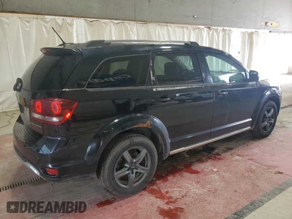2015 Dodge Journey Crossroad with VIN 3C4PDDGGXFT725744, listed as a Copart auction lot 60808455 with 210,141 mi miles and Salvage title. Bid and sale history available at DreamBid. Image 3.