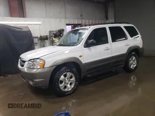 2003 Mazda Tribute ES with VIN 4F2CZ06123KM19043, listed as a Copart auction lot 50182955 with 99,980 mi miles and Salvage Title. Bid and sale history available at carsss.com. Image 1.
