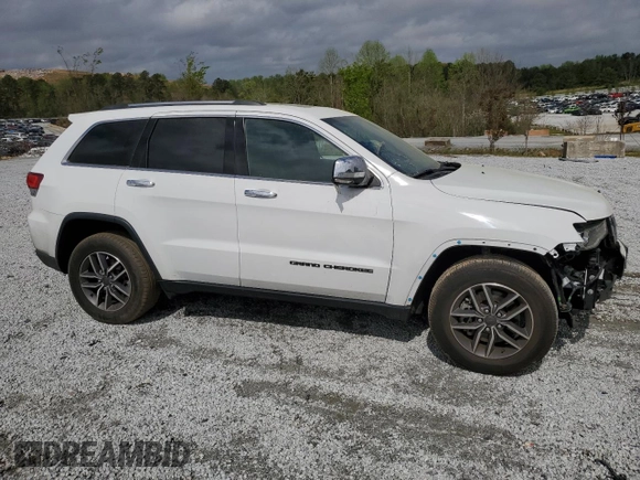 2021 Jeep Grand Cherokee Limited with VIN 1C4RJEBGXMC629555, listed as a Copart auction lot 51430245 with 87,323 mi miles and Salvage title. Bid and sale history available at DreamBid. Image 4.