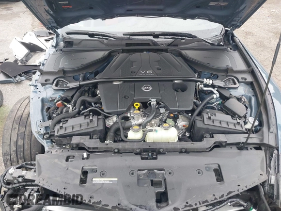 2024 Nissan Z Nismo with VIN JN1BZ4CH9RM360447, listed as a IAAI auction lot 42457597 with 9,723 mi miles and . Bid and sale history available at DreamBid. Image 10.