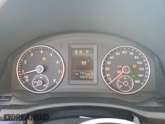 2010 Volkswagen Jetta SE with VIN 3VWRX7AJ1AM048637, listed as a Copart auction lot 57045965 with 158,297 mi miles and Salvage title. Bid and sale history available at DreamBid. Image 9.