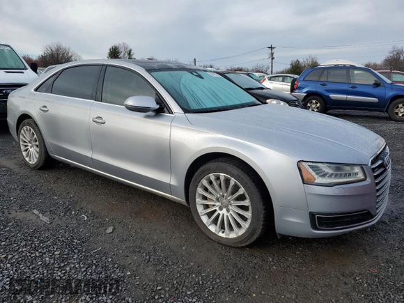 2015 Audi A8 3.0T z VIN WAU3GAFD7FN008548, wystawiony jako Copart lot #50428525 z przebiegiem 128 457 mil mil oraz Czysty tytuł • Clean title. Historia ofert i sprzedaży dostępna na DreamBid. Obrazek 4.