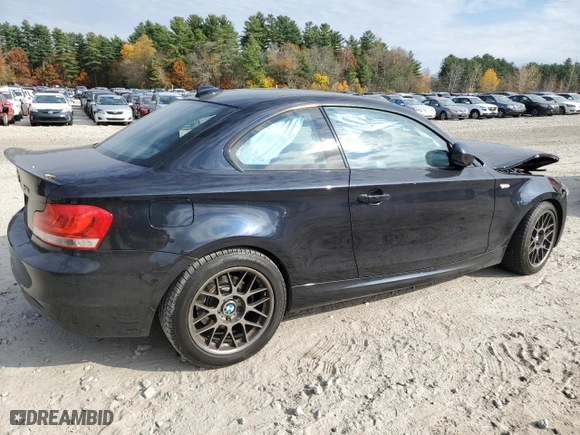 2013 BMW 1 Series 128i with VIN WBAUP9C57DVF46781, listed as a Copart auction lot 77449004 with 98,551 mi miles and Clean Title. Bid and sale history available at carsss.com. Image 3.