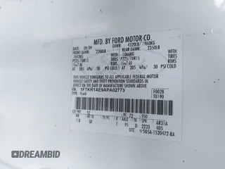 2010 Ford Ranger XL с VIN 1FTKR1AE9APA02773, выставлен на аукционе IAAI как лот 42408099 с пробегом 81 368 миль миль и . История ставок и продаж доступна на DreamBid. Изображение 9.