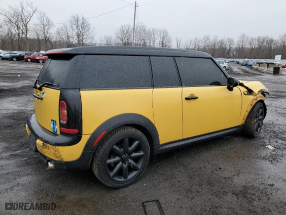 2008 MINI Cooper Clubman with VIN WMWML33518TJ46609, listed as a Copart auction lot 54656945 with 0 mi miles and Non Repairable. Bid and sale history available at carsss.com. Image 3.