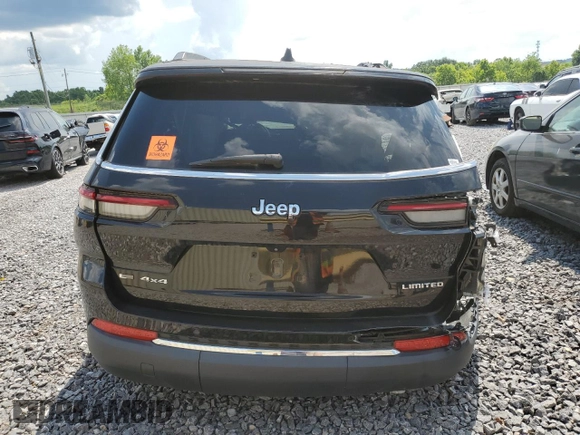 2022 Jeep Grand Cherokee Limited z VIN 1C4RJKBGXN8563673, wystawiony jako Copart lot #62004665 z przebiegiem 5 010 mil mil oraz Szkoda całkowita • Salvage title. Historia ofert i sprzedaży dostępna na DreamBid. Obrazek 6.