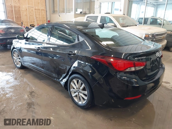 2015 Hyundai Elantra SE with VIN 5NPDH4AE4FH634354, listed as a IAAI auction lot 41596658 with 202,820 mi miles. Bid and sale history available at carsss.com. Image 3.