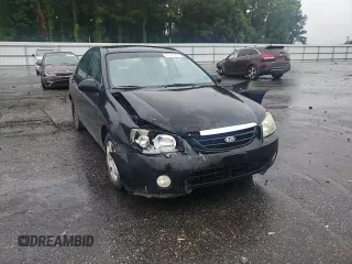 2005 Kia Spectra LX with VIN KNAFE121055134568, listed as a Copart auction lot 71541244 with 146,751 mi miles and Salvage Title. Bid and sale history available at carsss.com. Image 11.