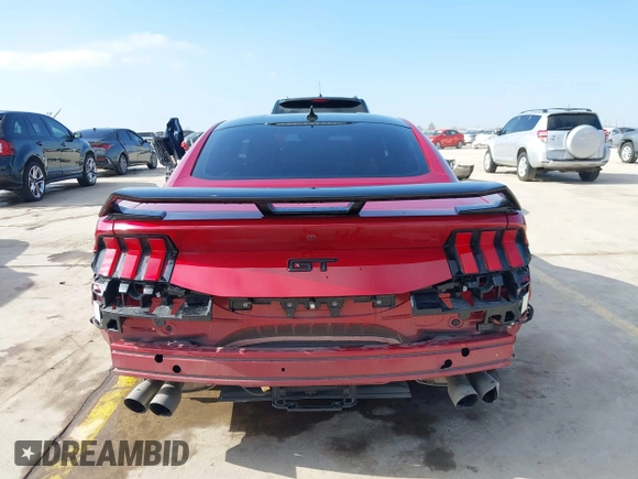 2024 Ford Mustang GT with VIN 1FA6P8CF5R5415387, listed as a IAAI auction lot 41547276 with 13,961 mi miles. Bid and sale history available at carsss.com. Image 17.