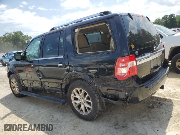 2016 Ford Expedition Limited with VIN 1FMJU1KT8GEF27119, listed as a Copart auction lot 54936675 with 103,281 mi miles and Non repairable. Bid and sale history available at DreamBid. Image 2.