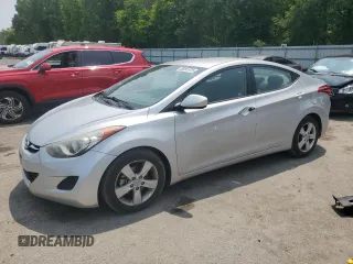 2013 Hyundai Elantra GLS z VIN 5NPDH4AE4DH351854, wystawiony jako Copart lot #58991975 z przebiegiem 144 369 mil mil oraz Szkoda całkowita • Salvage title. Historia ofert i sprzedaży dostępna na DreamBid. Obrazek 1.