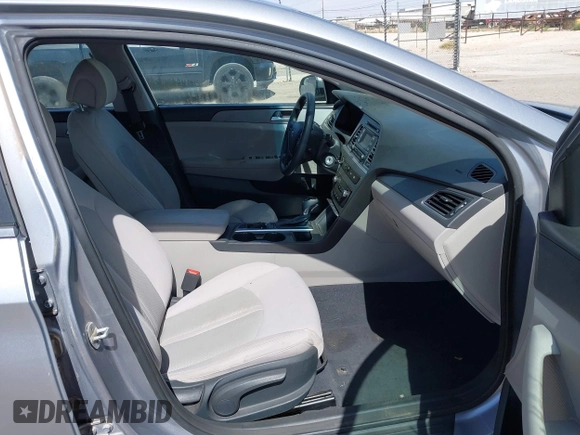 2015 Hyundai Sonata 2.4L SE with VIN 5NPE24AF4FH025196, listed as a IAAI auction lot 42158988 with 124,496 mi miles. Bid and sale history available at carsss.com. Image 5.
