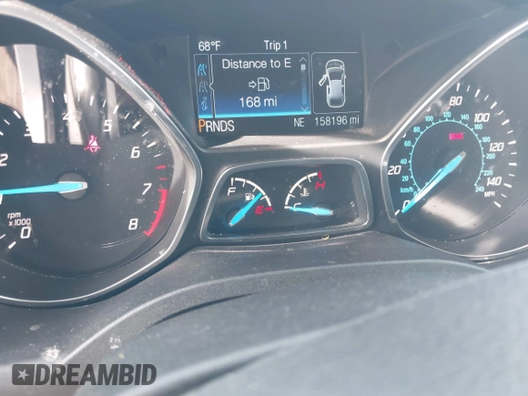 2015 Ford Escape Titanium with VIN 1FMCU9J98FUC76491, listed as a IAAI auction lot 41790638 with 158,196 mi miles and . Bid and sale history available at DreamBid. Image 7.