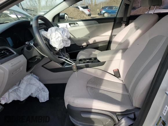 2017 Hyundai Sonata 2.4L with VIN 5NPE24AF0HH539887, listed as a Copart auction lot 50719265 with 56,849 mi miles and Salvage Title. Bid and sale history available at carsss.com. Image 7.