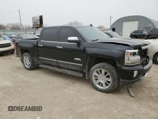 2016 Chevrolet Silverado 1500 High Country with VIN 3GCUKTEC8GG252049, listed as a Copart auction lot 47075095 with 127,206 mi miles and Salvage Title. Bid and sale history available at DreamBid. Image 4.