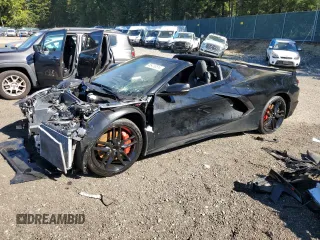 2021 Chevrolet Corvette 2LT with VIN 1G1YB2D46M5117525, listed as a Copart auction lot 65410514 with 11,480 mi miles and Salvage Title. Bid and sale history available at carsss.com. Image 1.