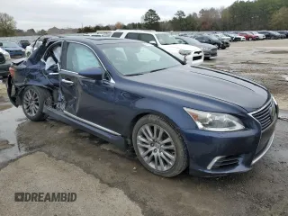 2017 Lexus LS with VIN JTHBL5EF7H5144569, listed as a Copart auction lot 85441974 with 93,109 mi miles and Salvage Title. Bid and sale history available at carsss.com. Image 4.
