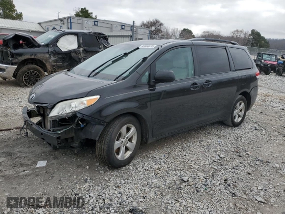 2014 Toyota Sienna LE AAS with VIN 5TDKK3DC8ES456485, listed as a Copart auction lot 43484695 with Not Provided miles and Salvage Title. Bid and sale history available at DreamBid. Image 1.
