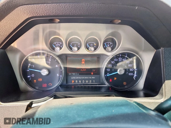 2016 Ford F-250 Lariat with VIN 1FT7W2BT4GEB75820, listed as a Copart auction lot 60885475 with 91,786 mi miles and Salvage title. Bid and sale history available at DreamBid. Image 9.