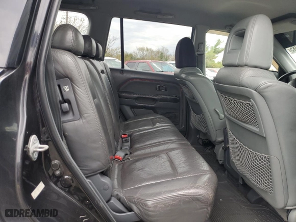 2003 Honda Pilot EX with VIN 2HKYF18783H612415, listed as a Copart auction lot 53049385 with 258,932 mi miles and Salvage Title. Bid and sale history available at carsss.com. Image 10.