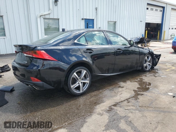 2019 Lexus IS 300 with VIN JTHBA1D25K5088023, listed as a Copart auction lot 59732565 with 63,185 mi miles and Salvage title. Bid and sale history available at DreamBid. Image 3.