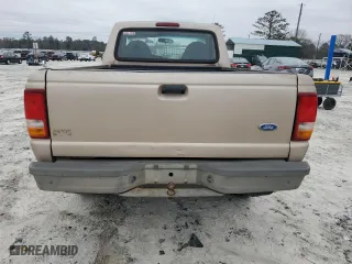 1995 Ford Ranger Splash with VIN 1FTCR10A7STA52907, listed as a Copart auction lot 45774835 with 186,751 mi miles and Salvage Title. Bid and sale history available at carsss.com. Image 6.