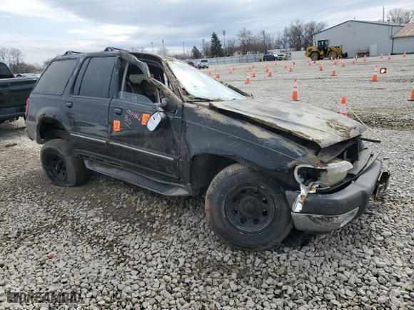 2001 Ford Explorer XLT with VIN 1FMZU73E21ZA62780, listed as a Copart auction lot 48126875 with 0 mi miles and Salvage Title. Bid and sale history available at carsss.com. Image 4.