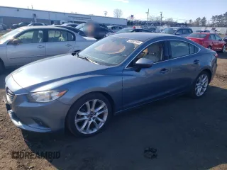 2015 Mazda 6 i Touring with VIN JM1GJ1V69F1172559, listed as a Copart auction lot 52492155 with 57,743 mi miles and Salvage Title. Bid and sale history available at carsss.com. Image 1.