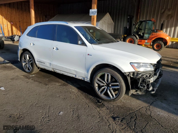 2017 Audi SQ5 Prestige with VIN WA1VCAFP4HA000851, listed as a Copart auction lot 48405605 with NaN miles and Salvage Title. Bid and sale history available at carsss.com. Image 4.