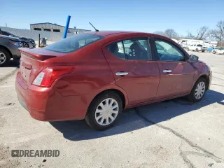 2018 Nissan Versa Sedan SV with VIN 3N1CN7AP7JK442869, listed as a Copart auction lot 47248545 with 145,686 mi miles and Salvage Title. Bid and sale history available at carsss.com. Image 3.