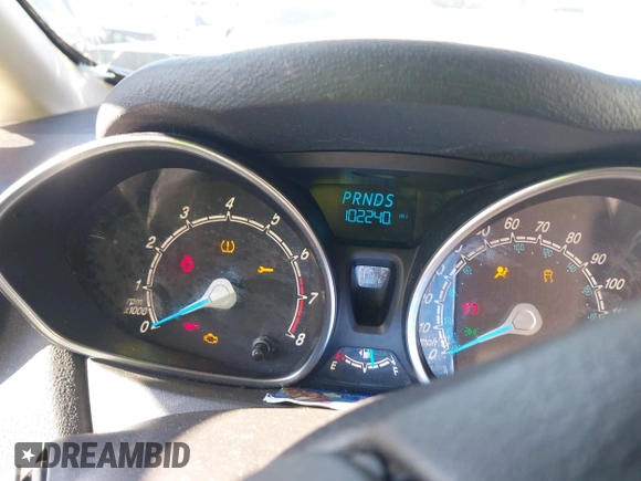 2019 Ford Fiesta SE with VIN 3FADP4EJ9KM123940, listed as a IAAI auction lot 40980644 with 102,240 mi miles. Bid and sale history available at carsss.com. Image 7.