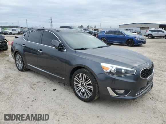 2016 Kia Cadenza Premium with VIN KNALN4D76G5221688, listed as a Copart auction lot 87072754 with 178,914 mi miles and Salvage Title. Bid and sale history available at carsss.com. Image 4.