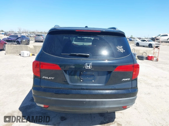 2016 Honda Pilot EX-L with VIN 5FNYF6H58GB018830, listed as a IAAI auction lot 41814636 with 147,242 mi miles. Bid and sale history available at carsss.com. Image 16.