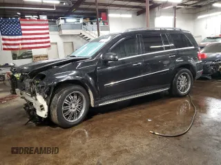 2012 Mercedes-Benz GL-Class GL 450 with VIN 4JGBF7BE0CA763672, listed as a Copart auction lot 42423835 with 140,128 mi miles and Salvage Title. Bid and sale history available at carsss.com. Image 1.