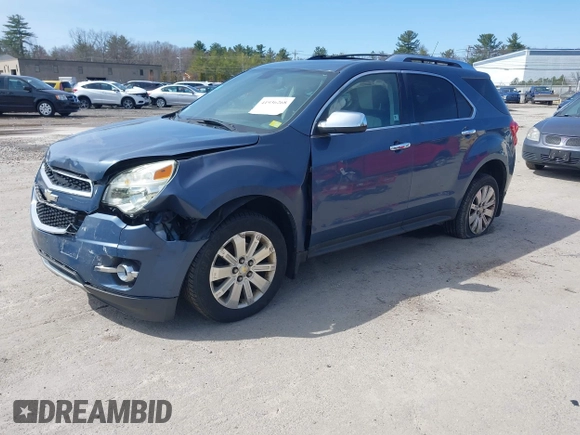 2011 Chevrolet Equinox LTZ with VIN 2CNFLGE56B6236740, listed as a IAAI auction lot 41936268 with 307,703 mi miles. Bid and sale history available at carsss.com. Image 2.