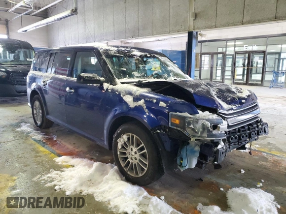 2015 Ford Flex SEL with VIN 2FMGK5C84FBA22741, listed as a Copart auction lot 41515835 with 85,460 mi miles and Salvage Title. Bid and sale history available at carsss.com. Image 4.