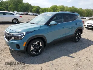 2025 Kia Seltos EX z VIN KNDER2AA2S7750718, wystawiony jako Copart lot #53207595 z przebiegiem 2 988 mil mil oraz Szkoda całkowita • Salvage title. Historia ofert i sprzedaży dostępna na DreamBid. Obrazek 1.